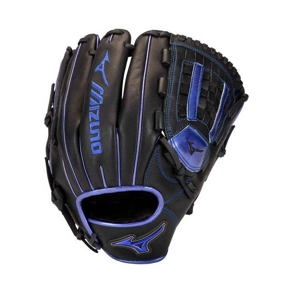 Mizuno MVP Prime SE Pitcher 12" - Bayan Eldiven - Siyah/Kraliyet Mavisi Türkiye (WYEPRG-085)